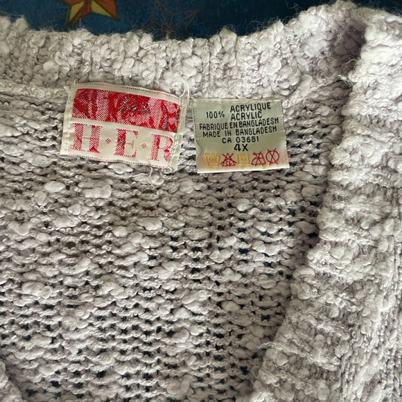 Vintage 80s short sleeve sweater - Picture 3 of 4